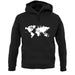Square Map unisex hoodie
