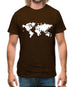 Square Map Mens T-Shirt