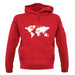 Square Map unisex hoodie