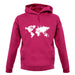 Square Map unisex hoodie