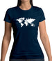 Square Map Womens T-Shirt