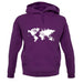Square Map unisex hoodie