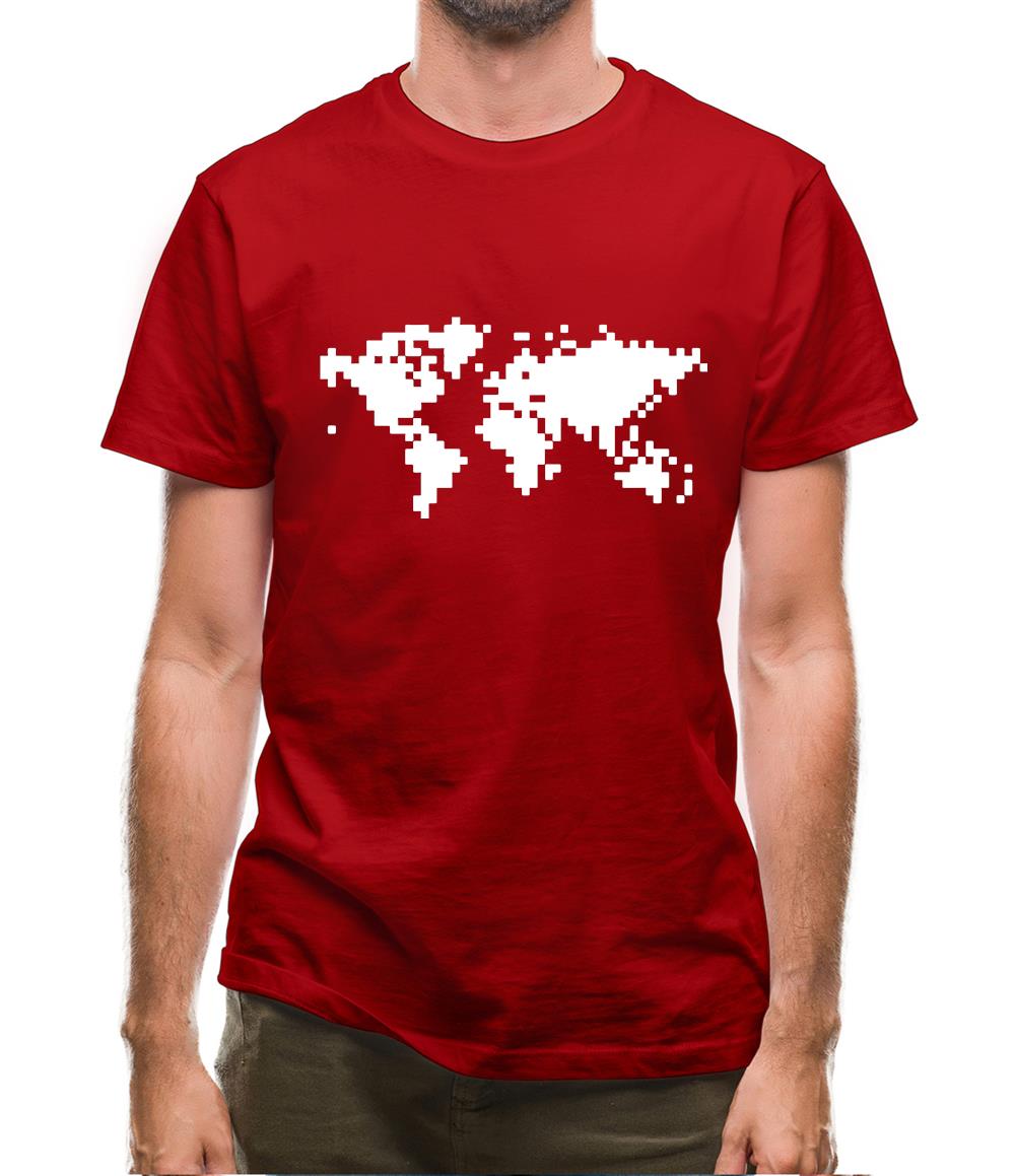 Square Map Mens T-Shirt