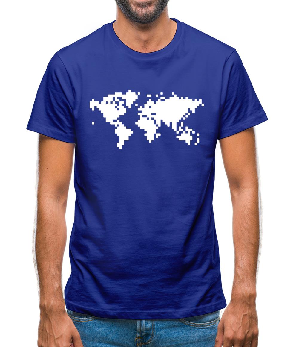 Square Map Mens T-Shirt