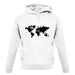 Square Map unisex hoodie