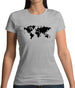 Square Map Womens T-Shirt