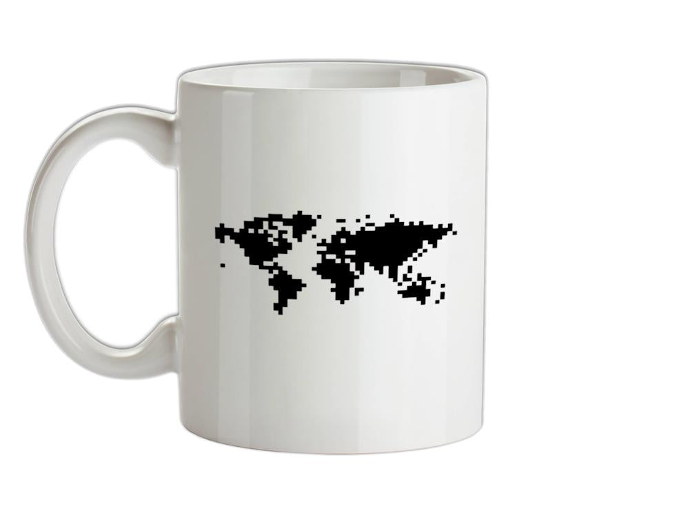 Square Map Ceramic Mug
