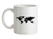 Square Map Ceramic Mug