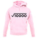 Square Root Birthday 100 unisex hoodie