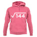 Square Root Birthday 12 unisex hoodie