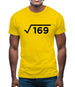 Square Root Birthday 13 Mens T-Shirt