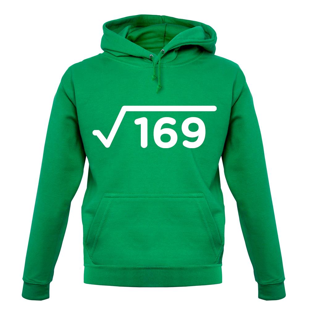 Square Root Birthday 13 unisex hoodie