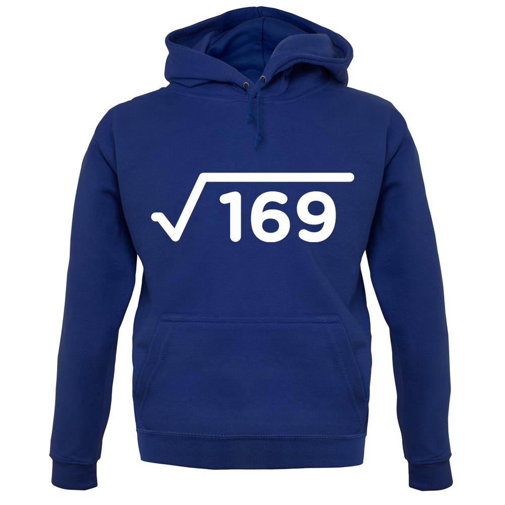 Square Root Birthday 13 unisex hoodie