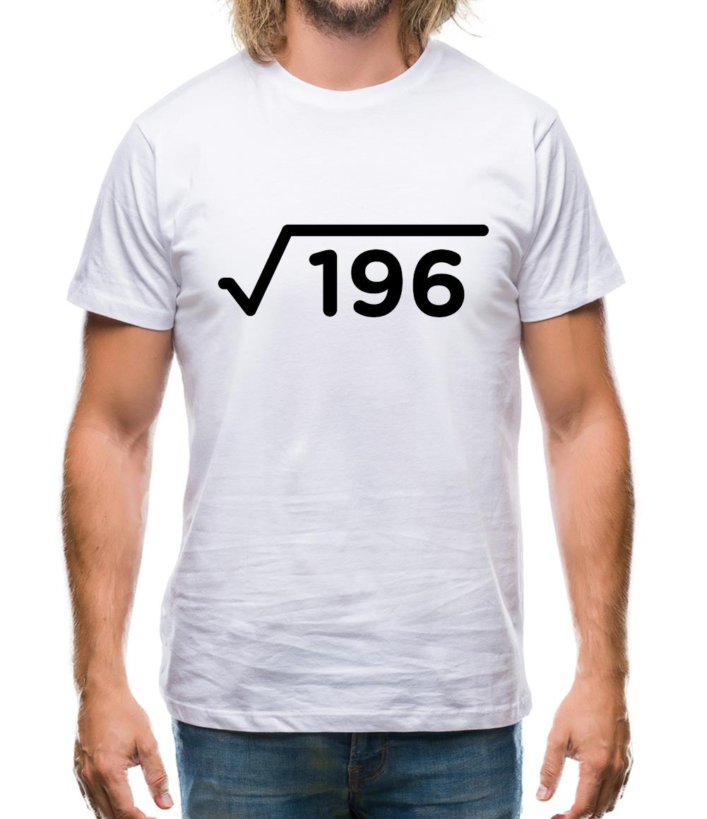 Square Root Birthday 14 Mens T-Shirt