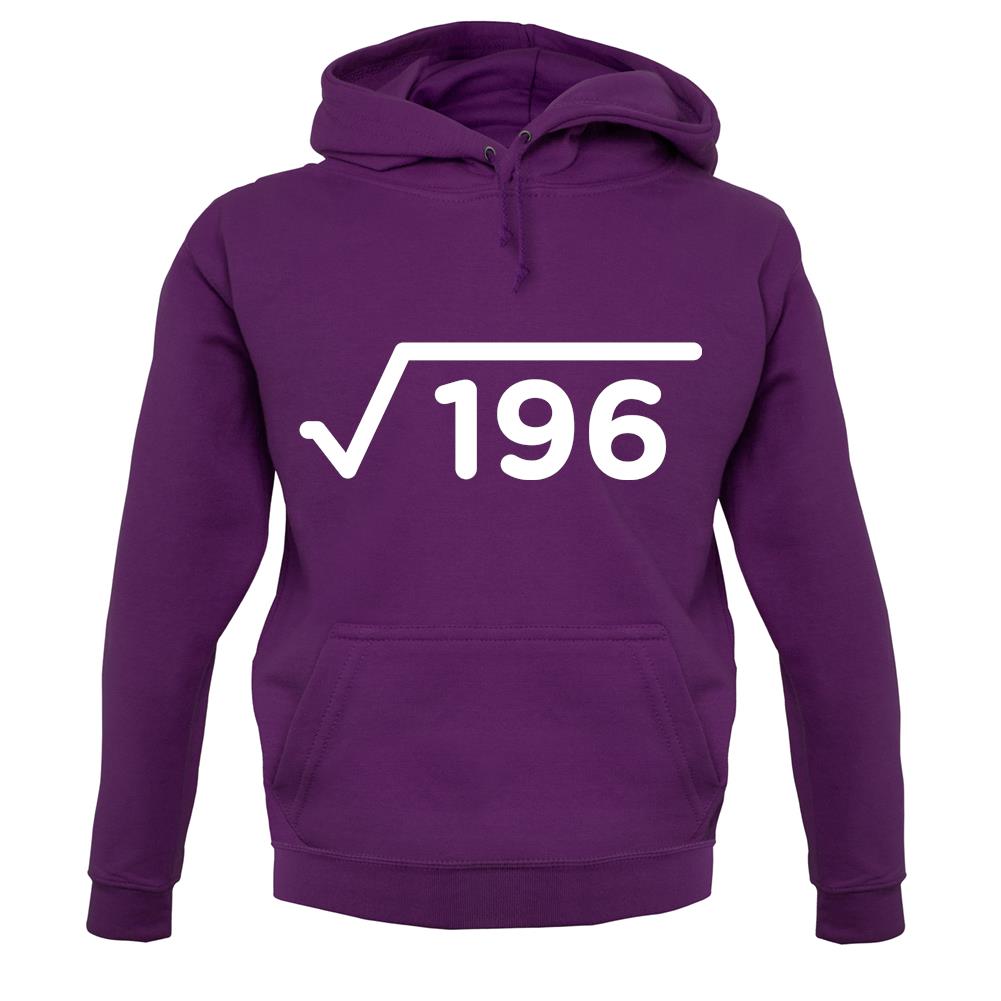 Square Root Birthday 14 unisex hoodie