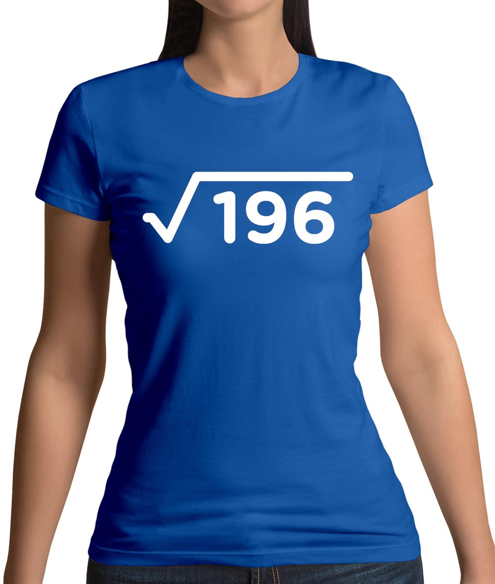 Square Root Birthday 14 Womens T-Shirt