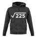 Square Root Birthday 15 unisex hoodie