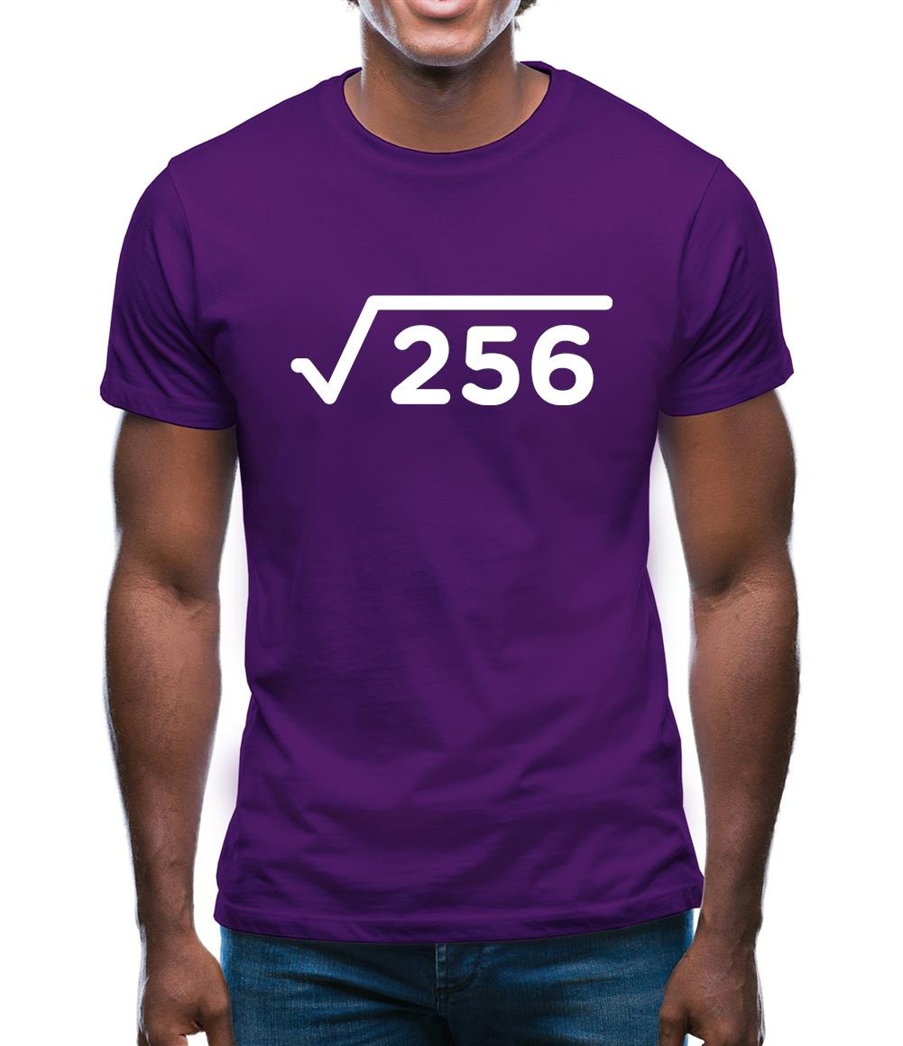 Square Root Birthday 16 Mens T-Shirt