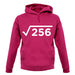 Square Root Birthday 16 unisex hoodie