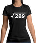 Square Root Birthday 17 Womens T-Shirt