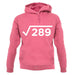 Square Root Birthday 17 unisex hoodie