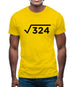 Square Root Birthday 18 Mens T-Shirt