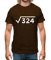 Square Root Birthday 18 Mens T-Shirt