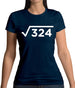 Square Root Birthday 18 Womens T-Shirt