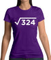 Square Root Birthday 18 Womens T-Shirt