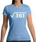 Square Root Birthday 19 Womens T-Shirt