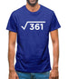 Square Root Birthday 19 Mens T-Shirt
