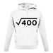 Square Root Birthday 20 unisex hoodie