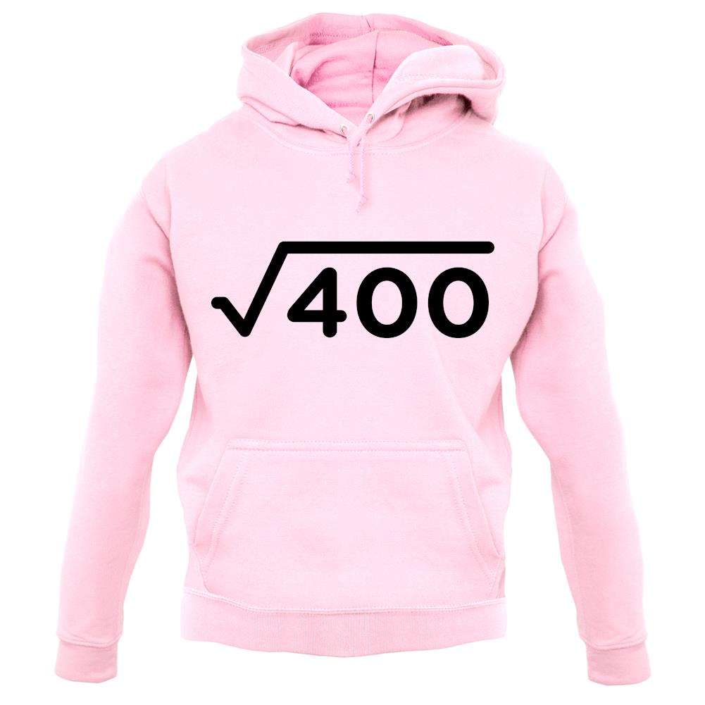 Square Root Birthday 20 unisex hoodie