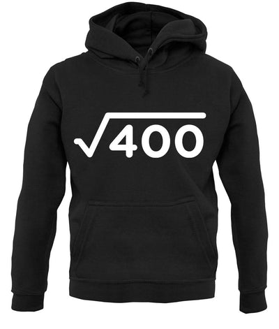 Square Root Birthday 20 unisex hoodie
