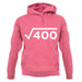 Square Root Birthday 20 unisex hoodie