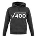 Square Root Birthday 20 unisex hoodie