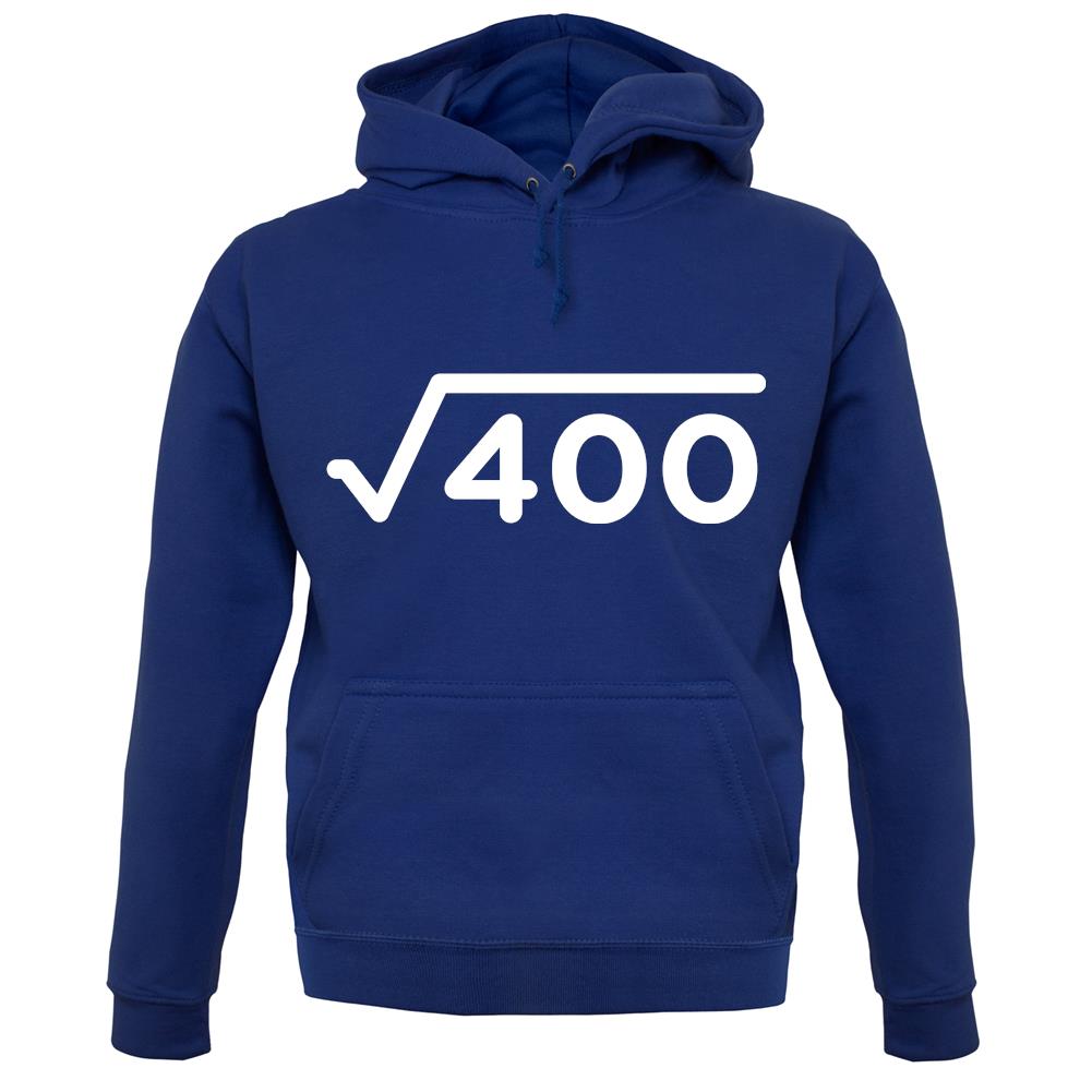 Square Root Birthday 20 unisex hoodie