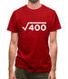 Square Root Birthday 20 Mens T-Shirt