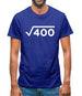 Square Root Birthday 20 Mens T-Shirt