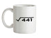 Square Root Birthday 21 Ceramic Mug