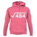 Square Root Birthday 22 unisex hoodie