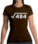 Square Root Birthday 22 Womens T-Shirt