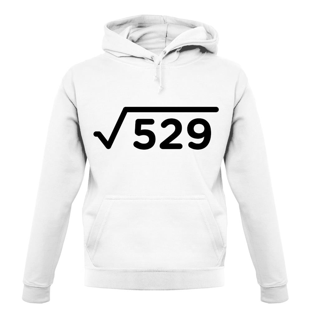 Square Root Birthday 23 unisex hoodie