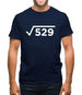 Square Root Birthday 23 Mens T-Shirt