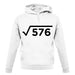 Square Root Birthday 24 unisex hoodie