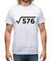 Square Root Birthday 24 Mens T-Shirt