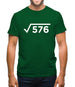 Square Root Birthday 24 Mens T-Shirt