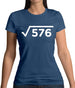 Square Root Birthday 24 Womens T-Shirt
