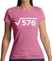 Square Root Birthday 24 Womens T-Shirt