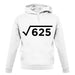 Square Root Birthday 25 unisex hoodie